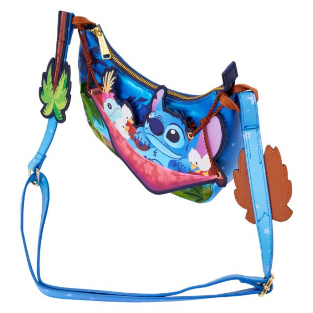 Loungefly – Disney Stitch Camping Cuties Hammock Crossbody - Image 3